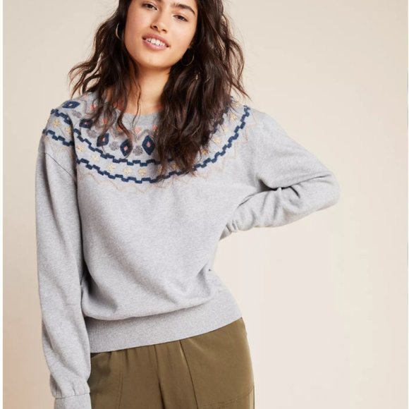 Anthropologie Tops - Retails $128!! NEW! MAEVE from ANTHO Sweatshirt